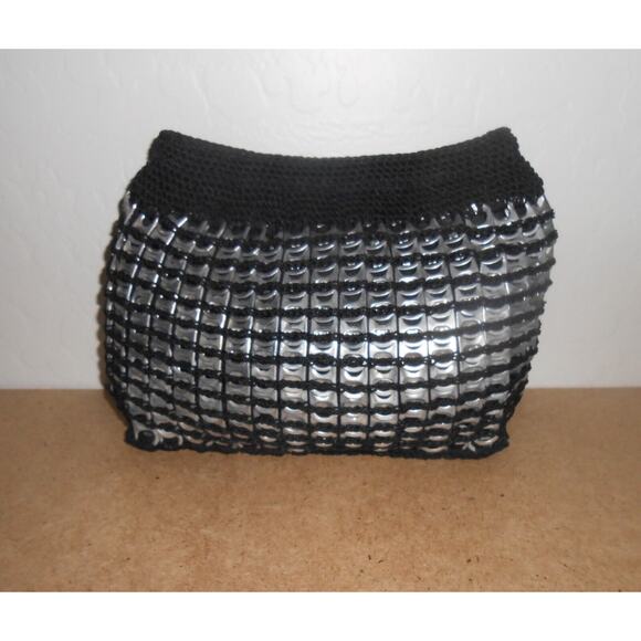 Upcycled Handmade Crochet / Soda Can Tab Purse - Picture 1 of 12
